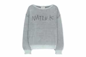 Matin Kim Matin Dual Tone Knit Pullover Mint PO037