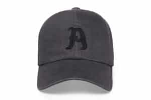 Matin Kim Matin Initial Ball Cap Charcoal HT004
