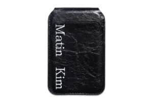 Matin Kim Matin Magnetic Flip Card Wallet Black AC013