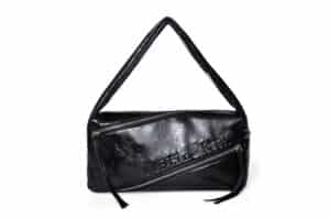 Matin Kim Padded Diagonal Zipper Bag Black BG081