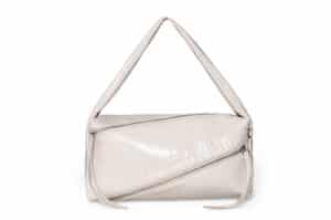 Matin Kim Padded Diagonal Zipper Bag Ivory BG081