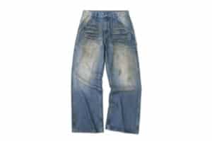 Mental Free Dirt Washed Jeans Blue