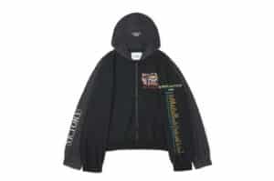 Protocol Index Four Hands Jersey Zip Hoodie Black