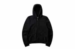 Protocol Index Glam Shoulder Zip Hoodie Black