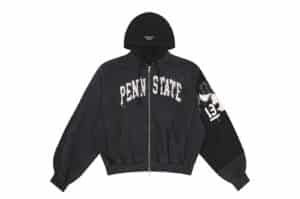 Protocol Index Reconstructed Sweatshirt Zip Hoodie Black