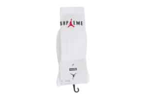 Supreme Jordan Crew Socks White